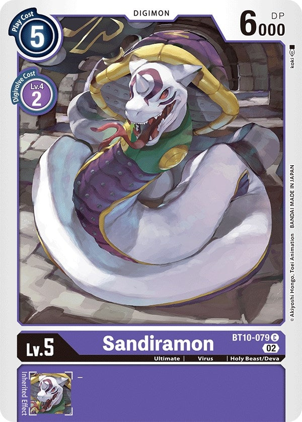 Sandiramon (10079) [BT10] - Digimon Card Game Single