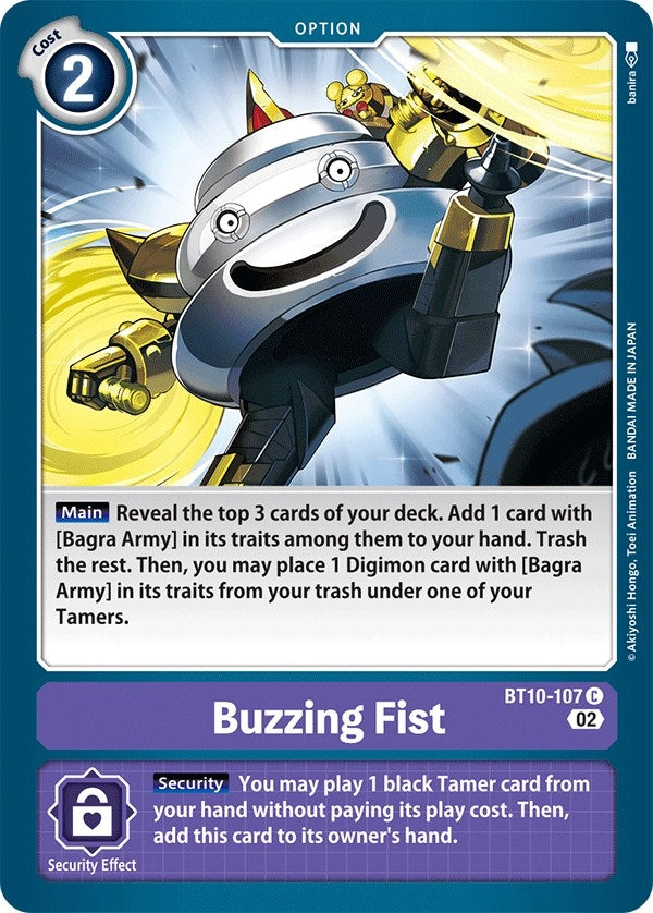 Buzzing Fist (10107) [BT10] - Digimon Card Game Single