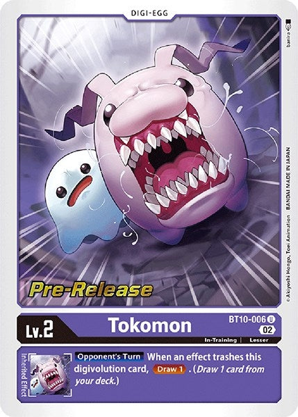 Tokomon (10006) [BT10_PR] - Digimon Card Game Single