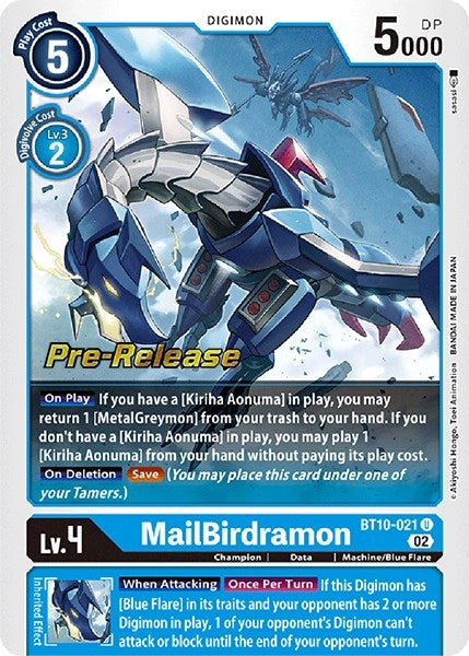MailBirdramon (10021) [BT10_PR] - Digimon Card Game Single