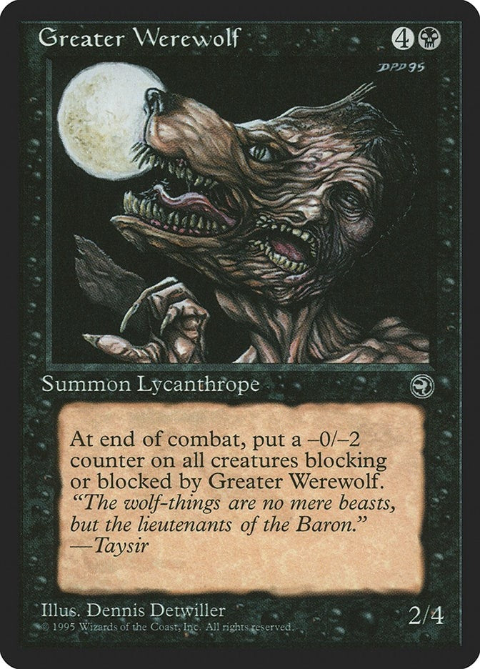 Greater Werewolf [HML] - MTG Single