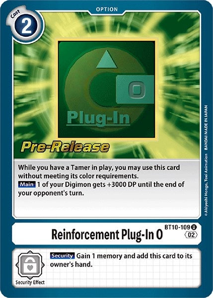 Reinforcement Plug-In (10109) [BT10_PR] - Digimon Card Game Single