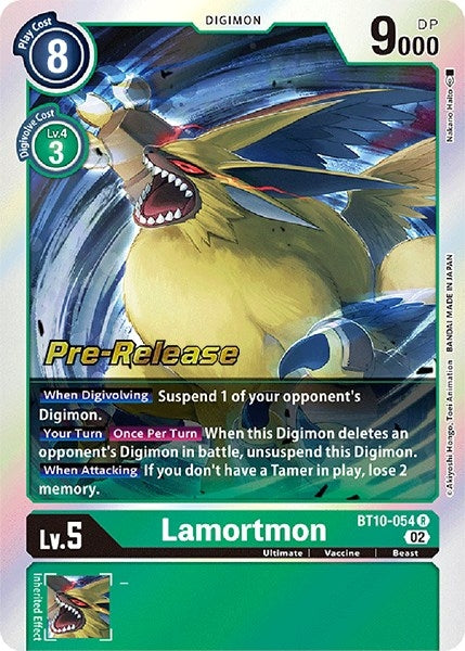 Lamortmon (10054) [BT10_PR] - Digimon Card Game Single