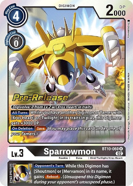 Sparrowmon (10060) [BT10_PR] - Digimon Card Game Single