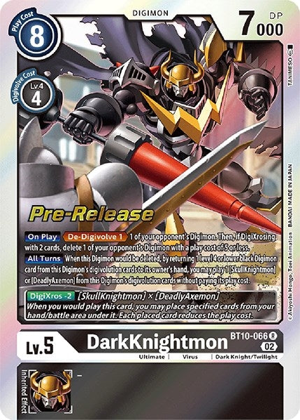 DarkKnightmon (10066) [BT10_PR] - Digimon Card Game Single