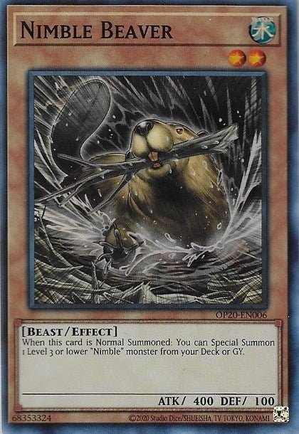 Nimble Beaver (20006) (OP20) - YuGiOh Single