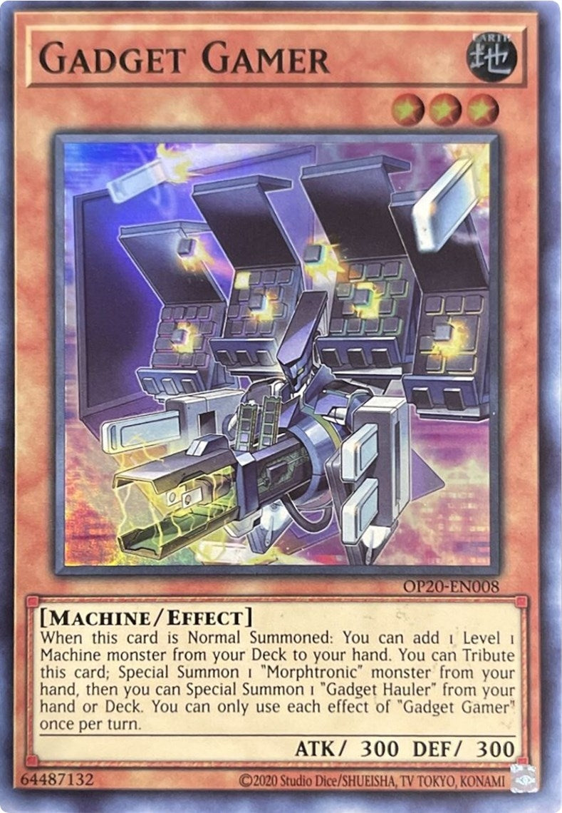 Gadget Gamer (20008) (OP20) - YuGiOh Single