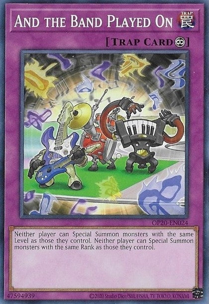 And the Band Played On (20024) (OP20) - YuGiOh Single
