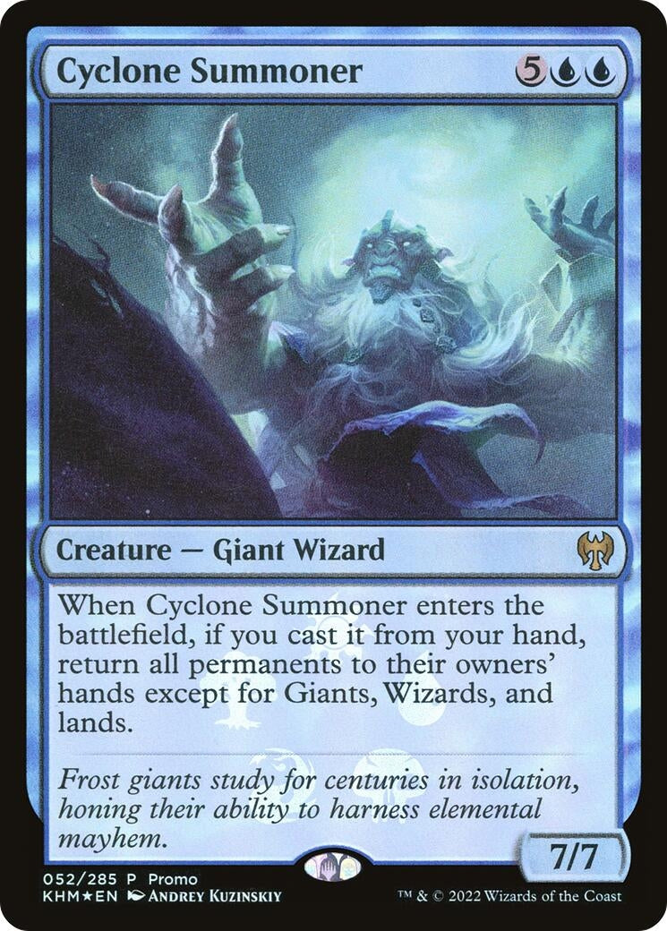 Cyclone Summoner (52) [MEDIA] - MTG Single