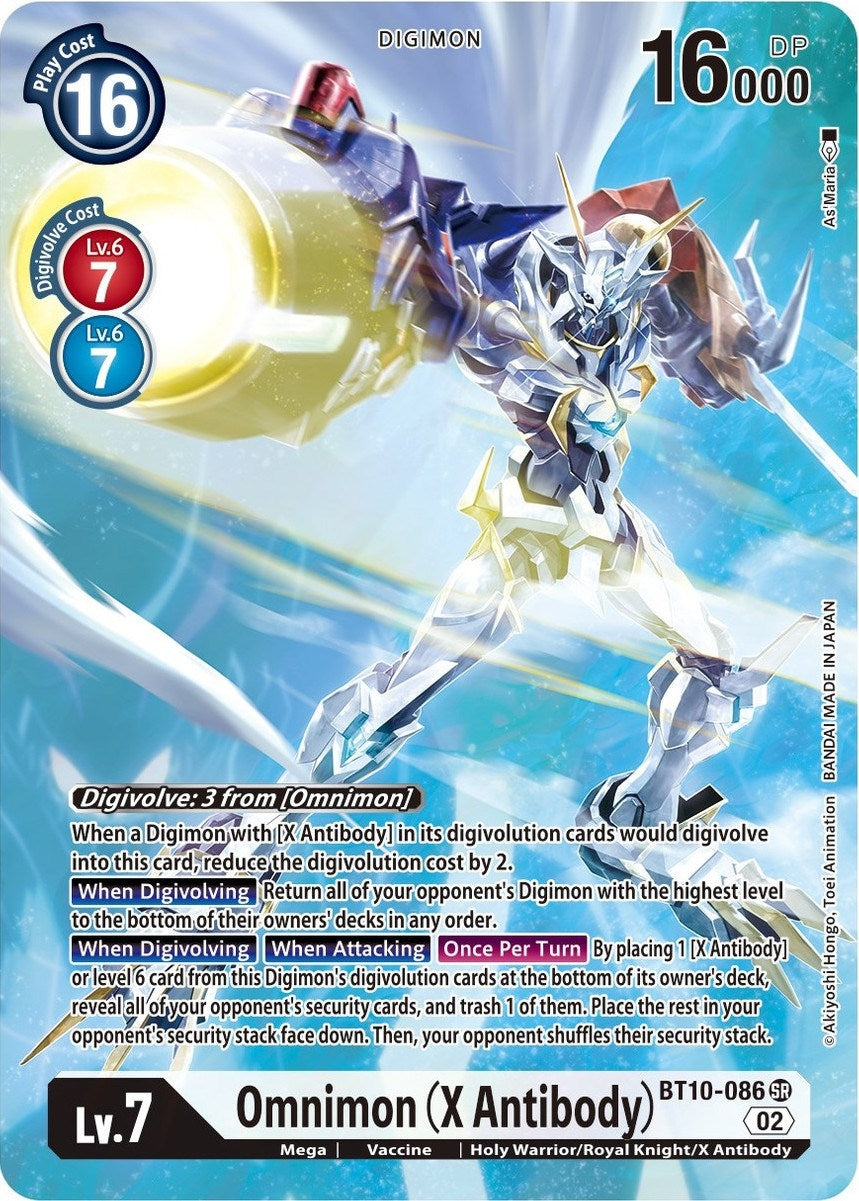 Omnimon (X Antibody) (Alternate Art) (10086) [BT10] - Digimon Card Game Single
