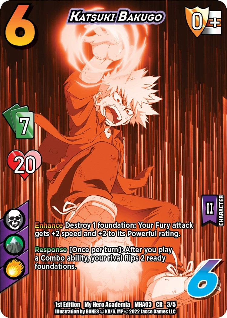 Katsuki Bakugo (Serial Numbered) (3) [MHA3] - UniVersus Single