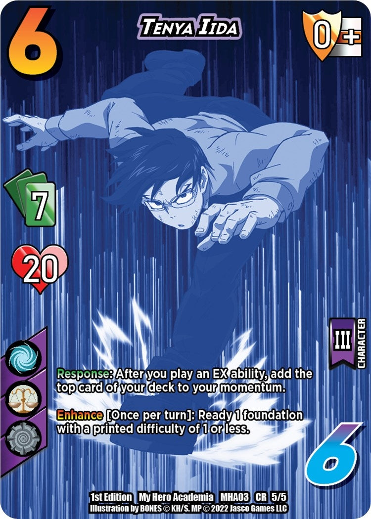 Tenya Iida (Serial Numbered) (5) [MHA3] - UniVersus Single