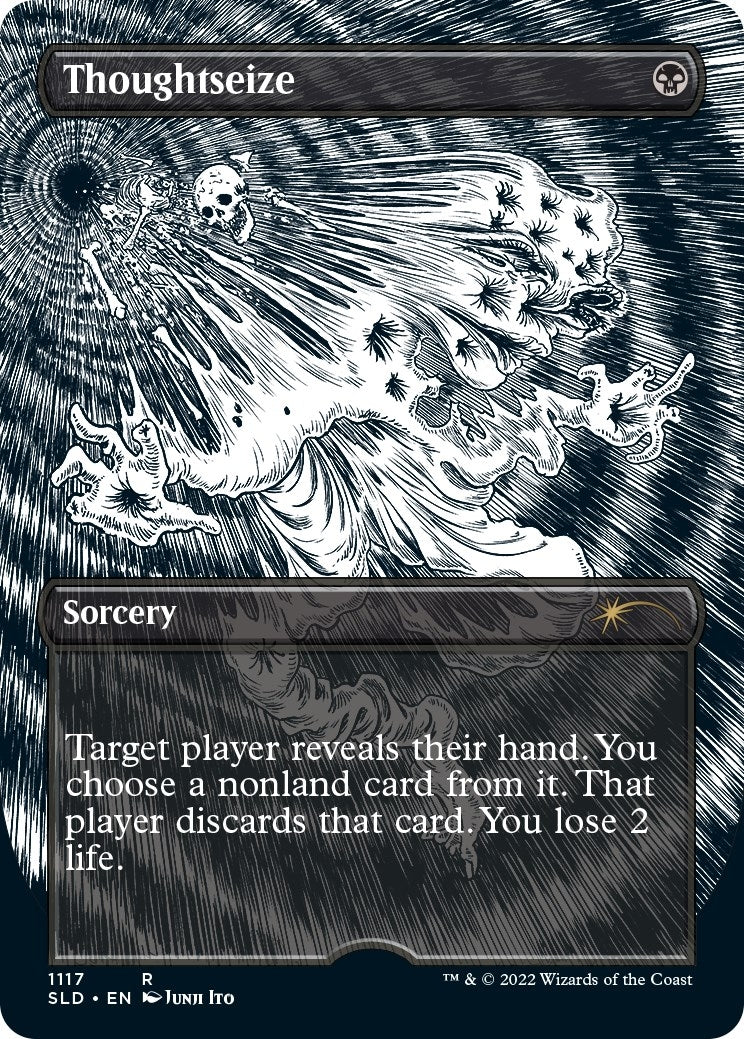 Thoughtseize (Borderless) (1117) [SLD] - MTG Single