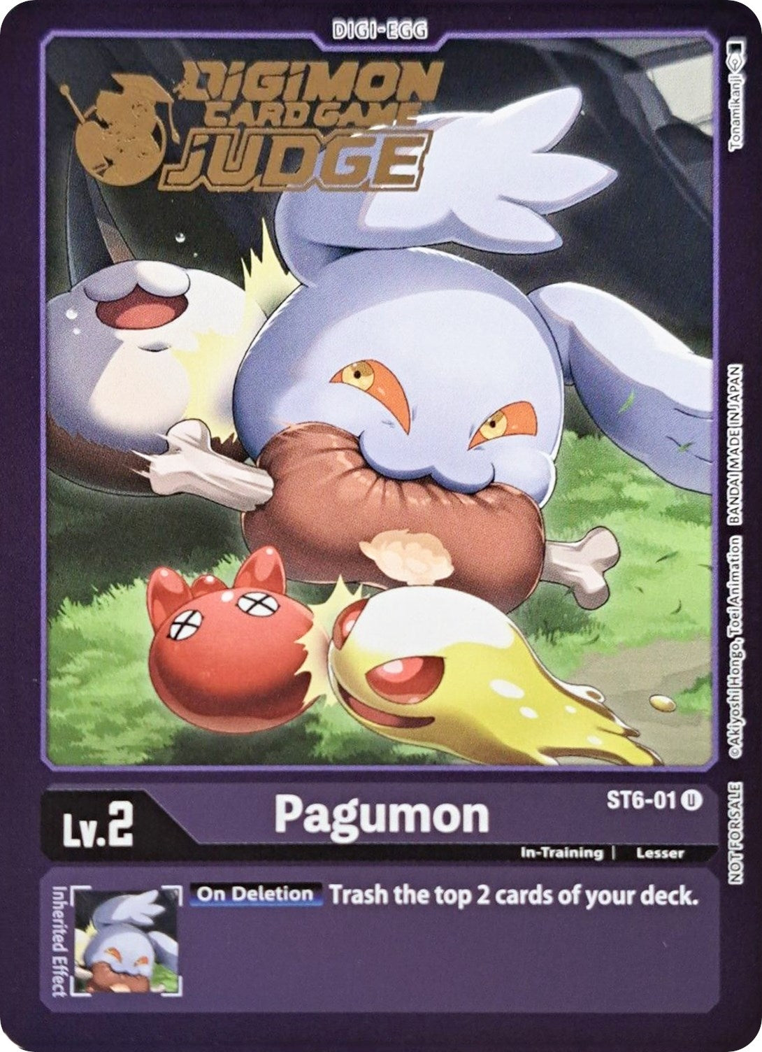 Pagumon (Judge Pack 2) (601) [ST-6] - Digimon Card Game Single