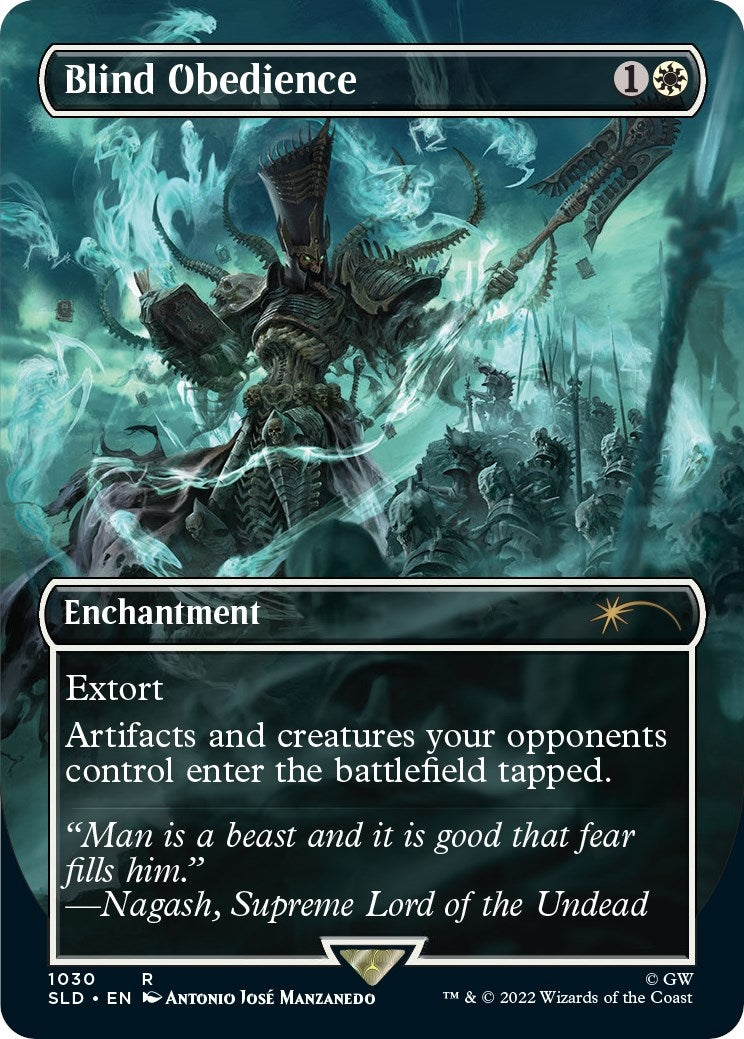 Blind Obedience (Borderless) (1030) [SLD] - MTG Single