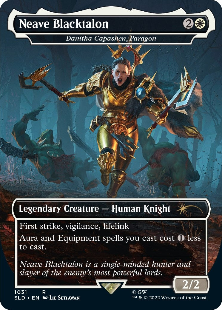 Neave Blacktalon - Danitha Capashen Paragon (Borderless) (1031) [SLD] - MTG Single