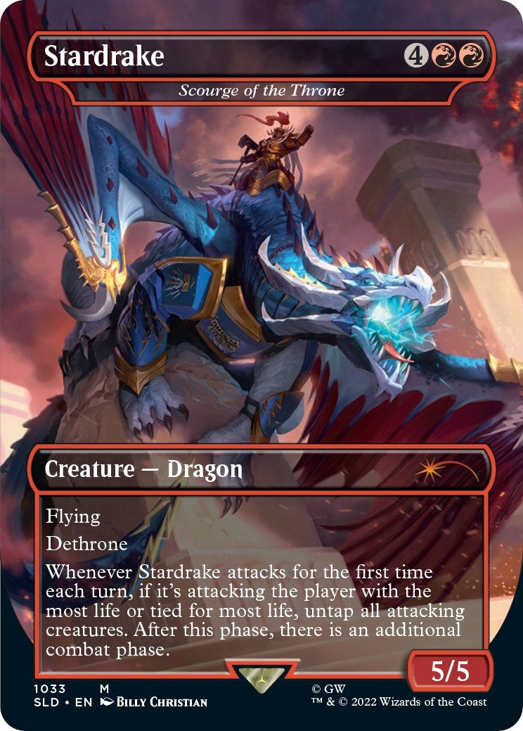 Stardrake - Scourge of the Throne (Borderless) (1033) [SLD] - MTG Single