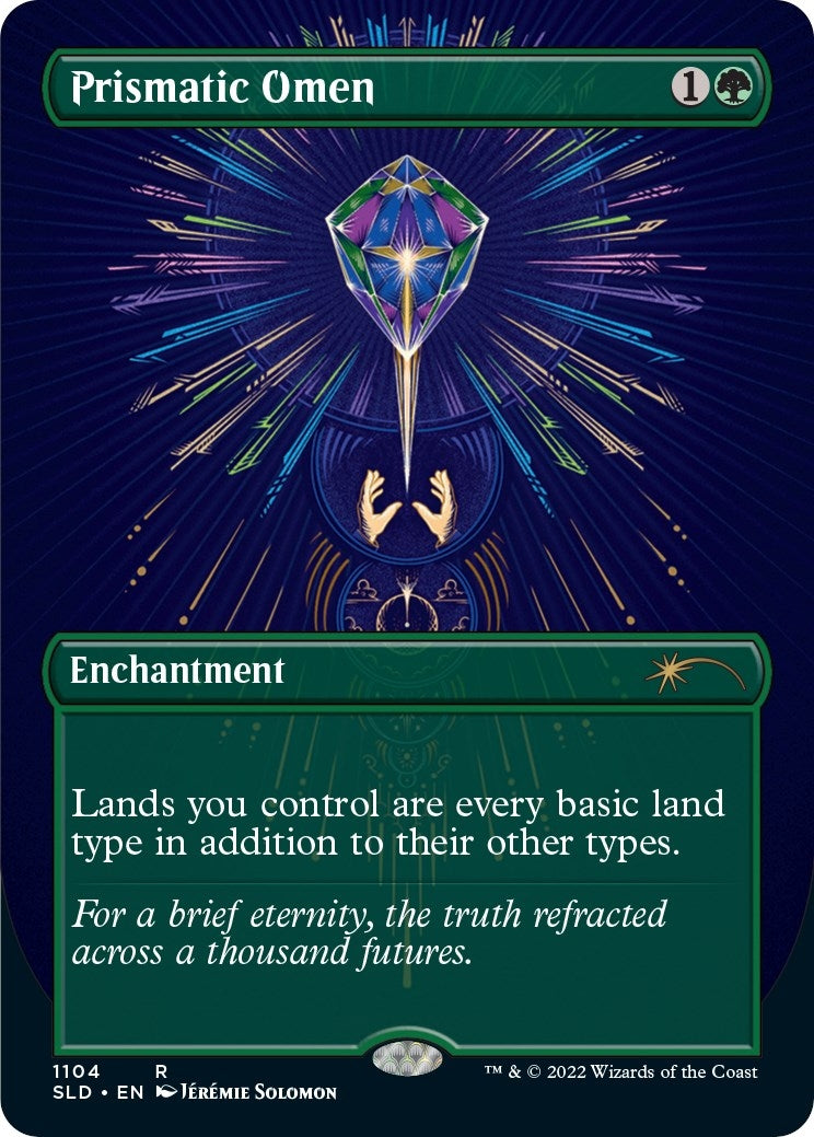 Prismatic Omen (Borderless) (1104) [SLD] - MTG Single