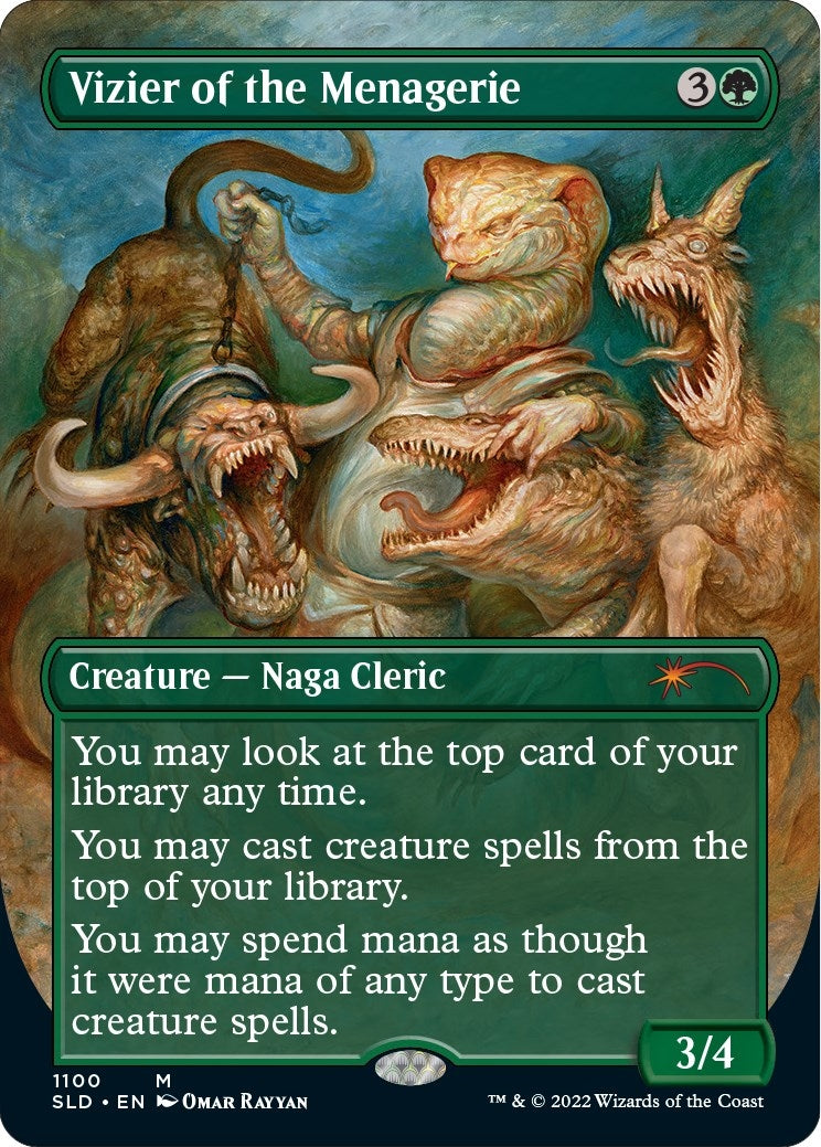 Vizier of the Menagerie (Borderless) (1100) [SLD] - MTG Single