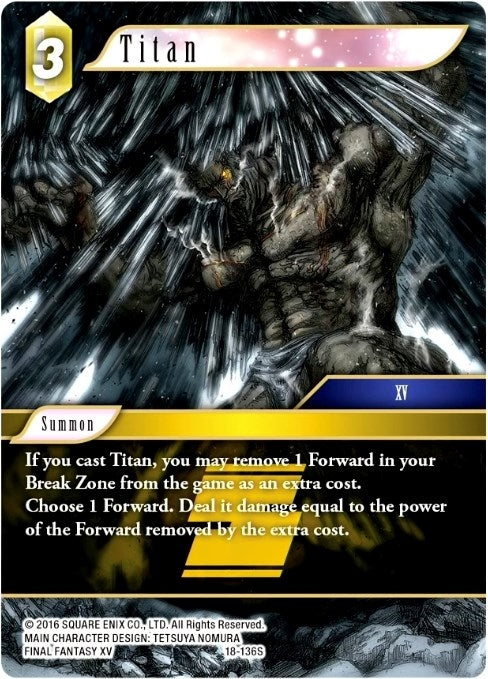 Titan (18) [18] - Final Fantasy TCG Single