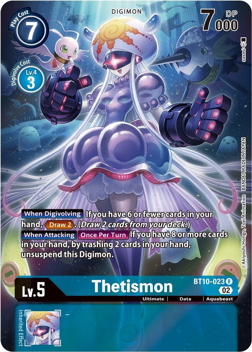 Thetismon (Alternate Art) (10023) [BT10] - Digimon Card Game Single