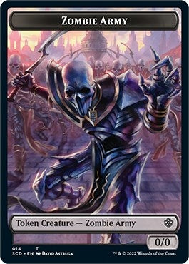 Zombie Army Double-sided Token (0) [SCD] - MTG Single