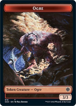 Ogre // Zombie Double-sided Token (0) [SCD] - MTG Single