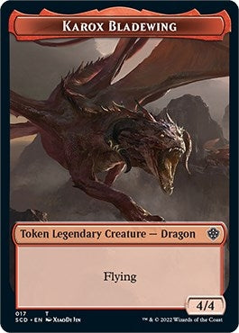 Karox Bladewing Double-sided Token (0) [SCD] - MTG Single