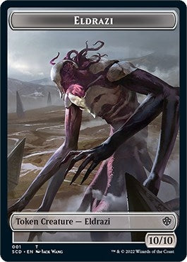 Eldrazi // Soldier Double-sided Token (0) [SCD] - MTG Single