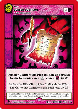 Cursed Contract (23) (SCE1E) - MetaZoo Single