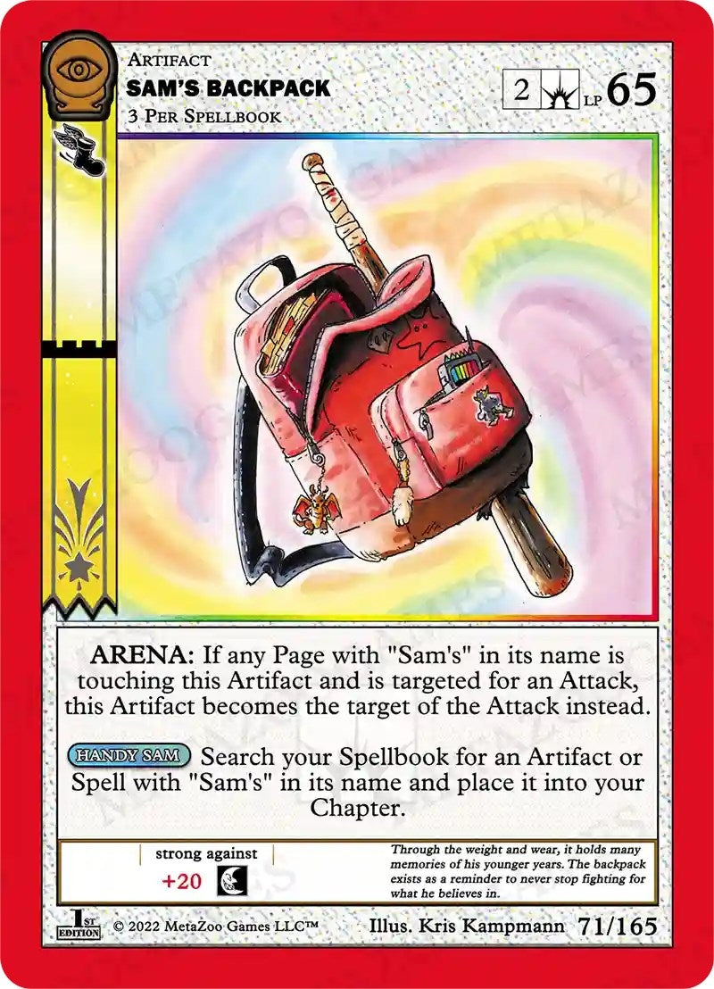 Sam’s Backpack (71) (SCE1E) - MetaZoo Single