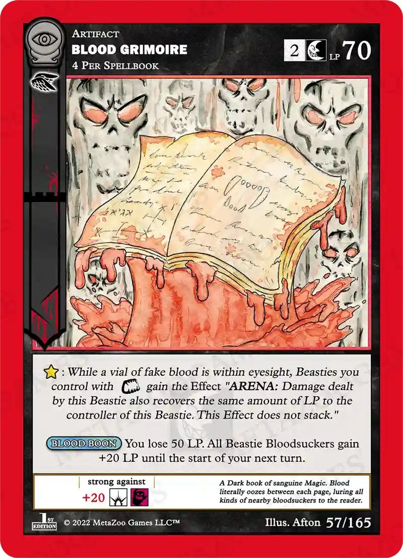 Blood Grimoire (57) (SCE1E) - MetaZoo Single