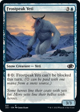 Frostpeak Yeti (301) [J22] - MTG Single