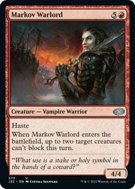 Markov Warlord (573) [J22] - MTG Single