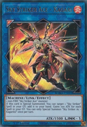 Sky Striker Ace - Kagari (5) (MAMA) - YuGiOh Single