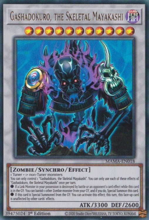 Gashadokuro the Skeletal Mayakashi (18) (MAMA) - YuGiOh Single