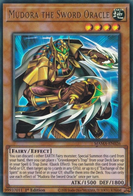 Mudora the Sword Oracle (26) (MAMA) - YuGiOh Single