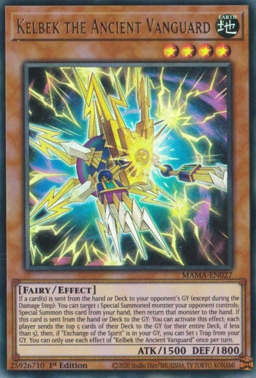 Kelbek the Ancient Vanguard (27) (MAMA) - YuGiOh Single