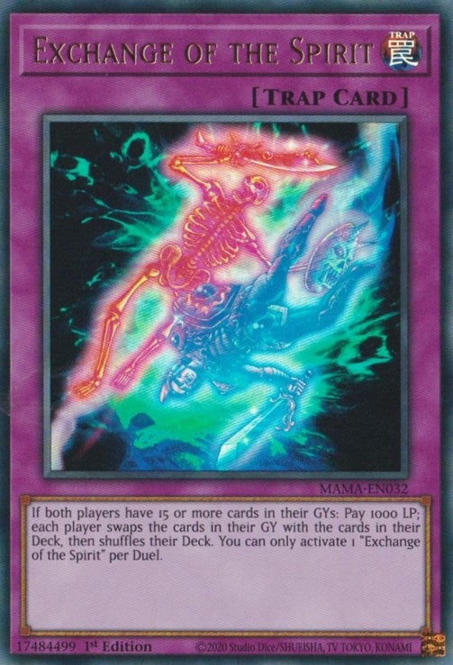 Exchange of the Spirit (32) (MAMA) - YuGiOh Single