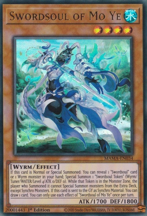 Swordsoul of Mo Ye (34) (MAMA) - YuGiOh Single