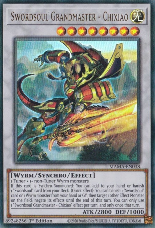 Swordsoul Grandmaster - Chixiao (38) (MAMA) - YuGiOh Single