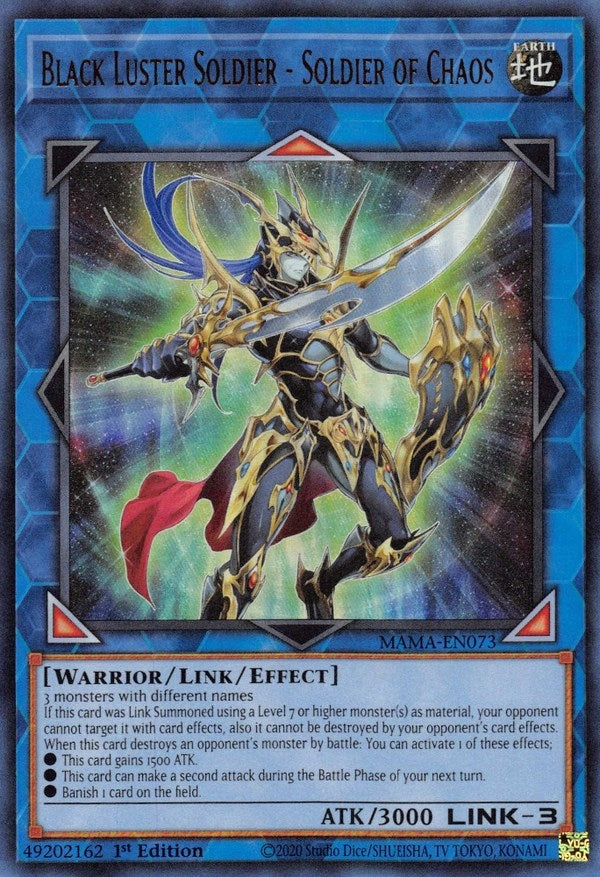 Black Luster Soldier - Soldier of Chaos (73) (MAMA) - YuGiOh Single