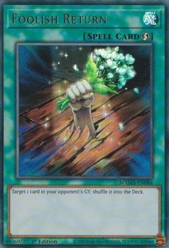 Foolish Return (84) (MAMA) - YuGiOh Single