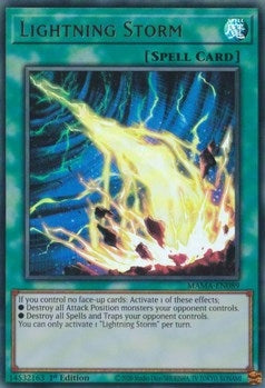 Lightning Storm (89) (MAMA) - YuGiOh Single