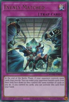 Evenly Matched (99) (MAMA) - YuGiOh Single