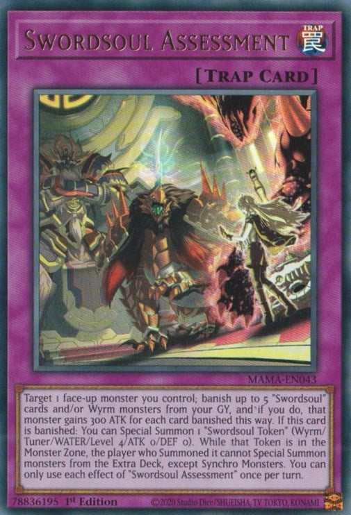 Swordsoul Assessment (43) (MAMA) - YuGiOh Single