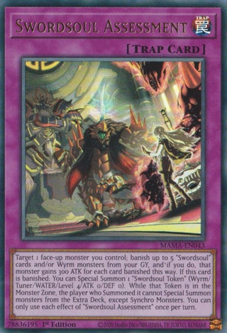 Swordsoul Assessment (43) (MAMA) - YuGiOh Single