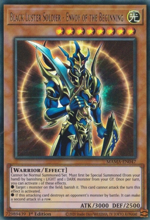 Black Luster Soldier - Envoy of the Beginning (47) (MAMA) - YuGiOh Single