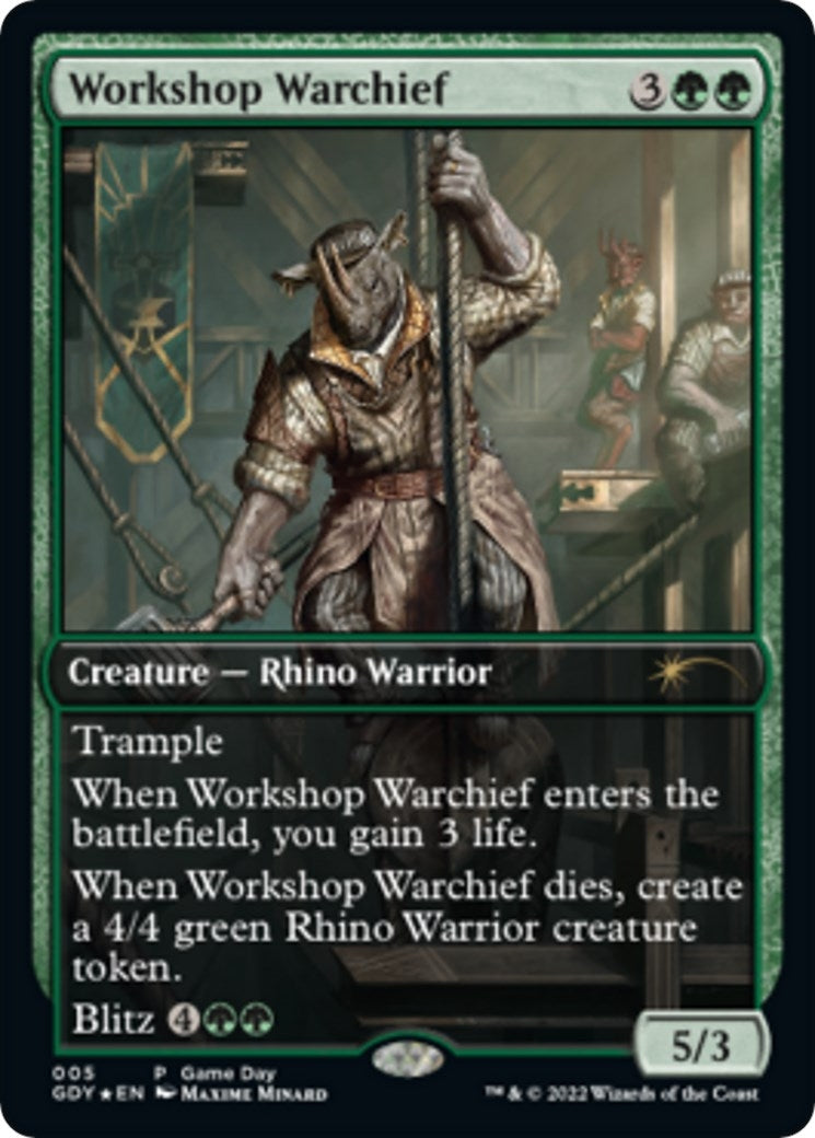 Workshop Warchief (5) [GAME] - MTG Single