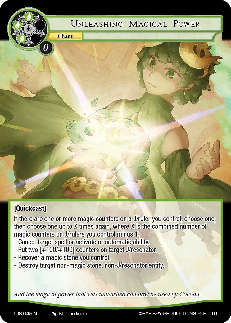 Unleashing Magical Power (45) [TUS] - Force of Will Single
